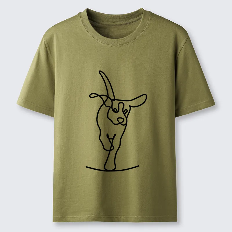 Tokyo-Tiger Minimalist Dog Classic T-Shirt