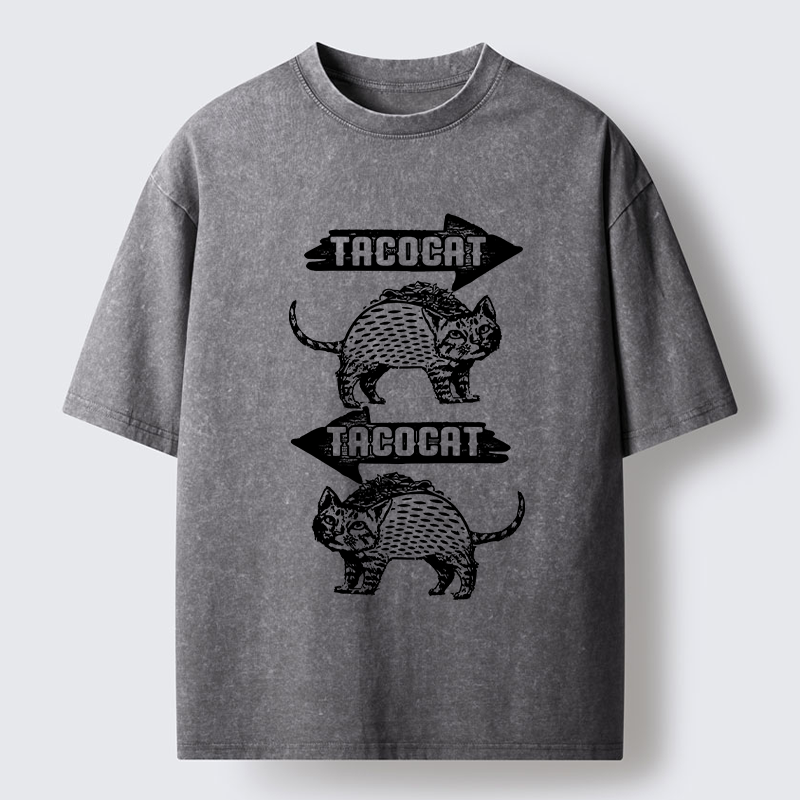 Tokyo-Tiger Taco Cat Washed T-Shirt