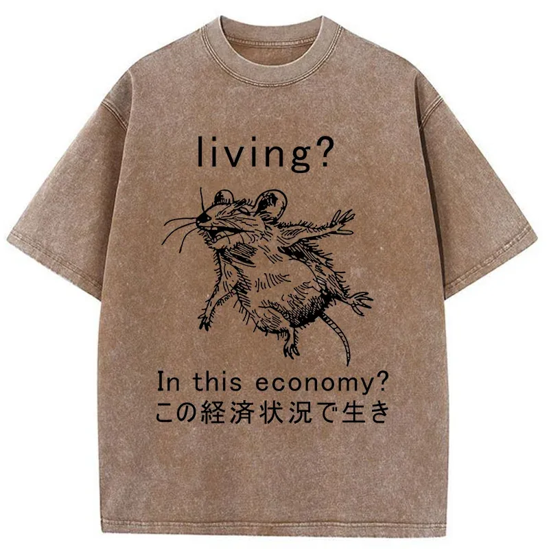 Tokyo-Tiger Dying Rat Japanese Washed T-Shirt