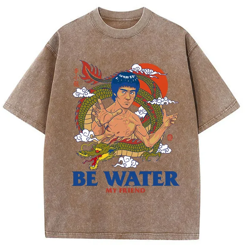 Tokyo-Tiger Kung Fu Superstar Washed T-Shirt