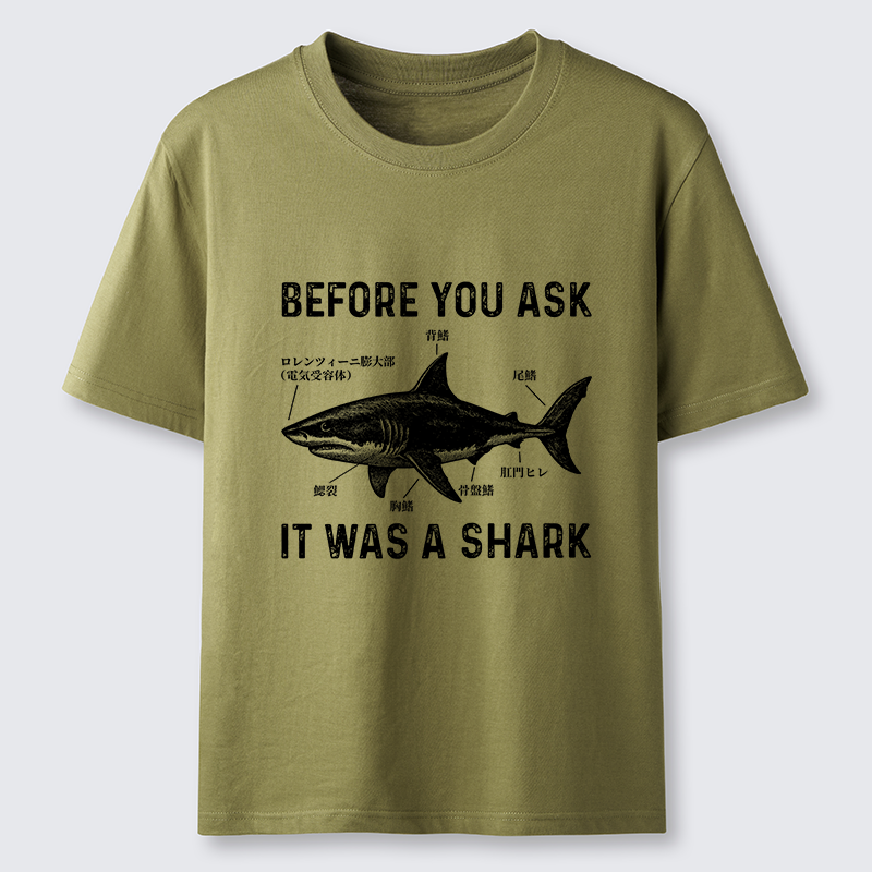 Tokyo-Tiger Before You Ask It Was A Shark Classic T-Shirt