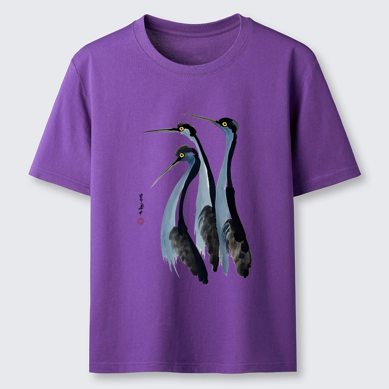 Tokyo-Tiger Blue Crane Classic T-Shirt