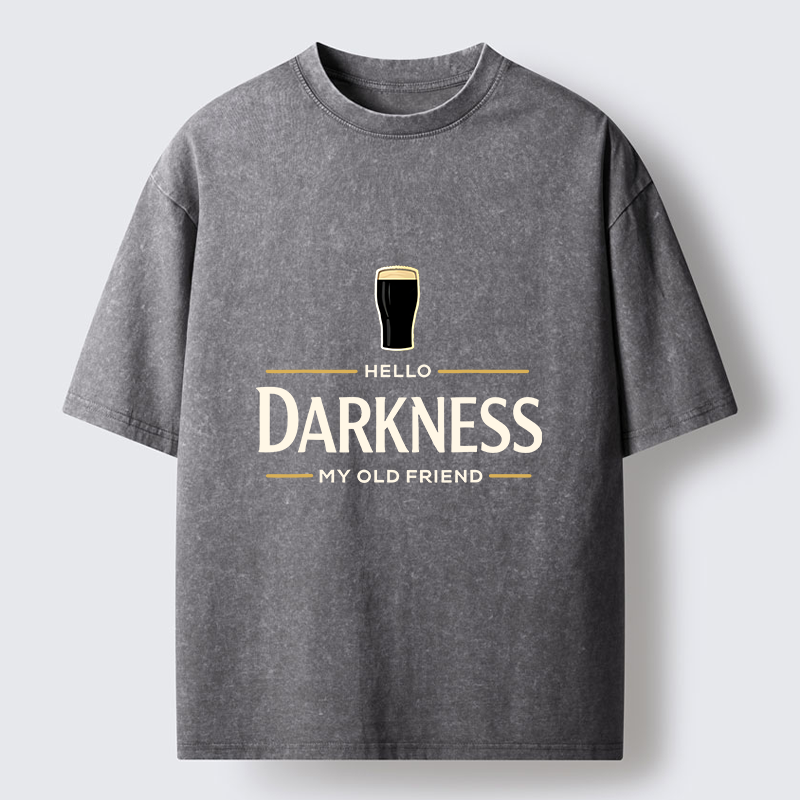 Tokyo-Tiger St. Patrick’s Day Hello Darkness My Old Friend Washed T-Shirt