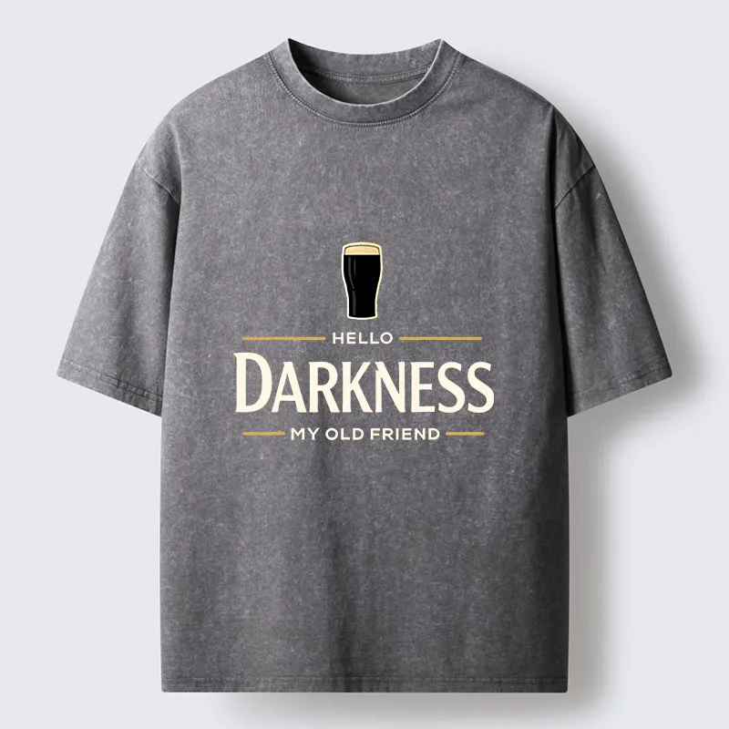 Tokyo-Tiger St. Patrick’s Day Hello Darkness My Old Friend Washed T-Shirt