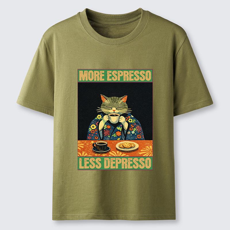 Tokyo-Tiger Cat Tasting Coffee Japan Classic T-Shirt