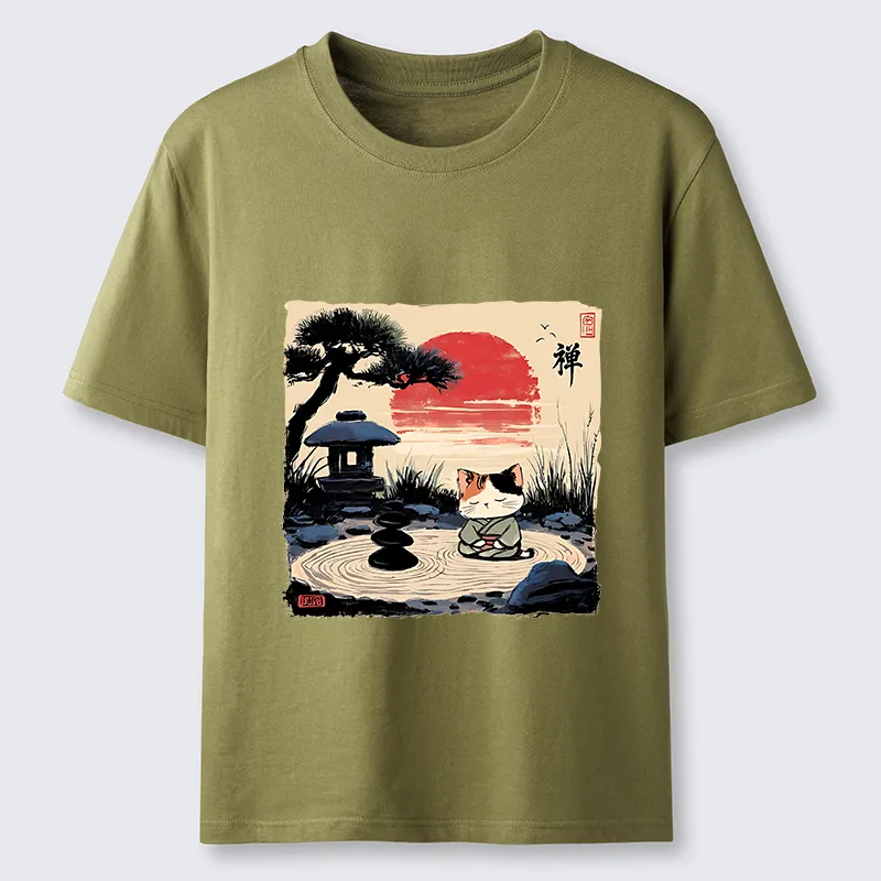 Tokyo-Tiger Zen-like Scenery Classic T-Shirt