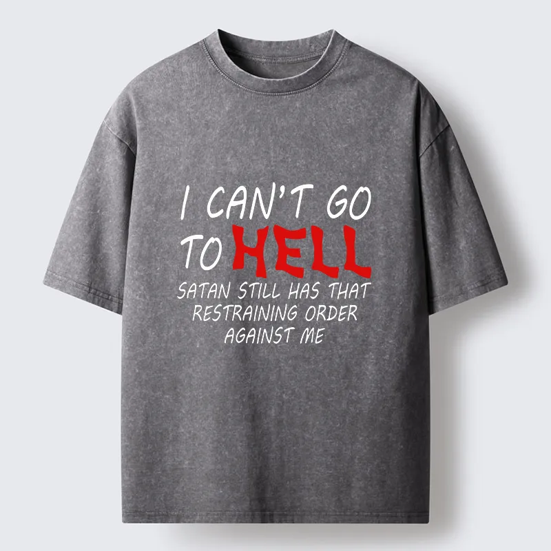 Tokyo-Tiger Hell Is Inaccessible Washed T-Shirt Sale