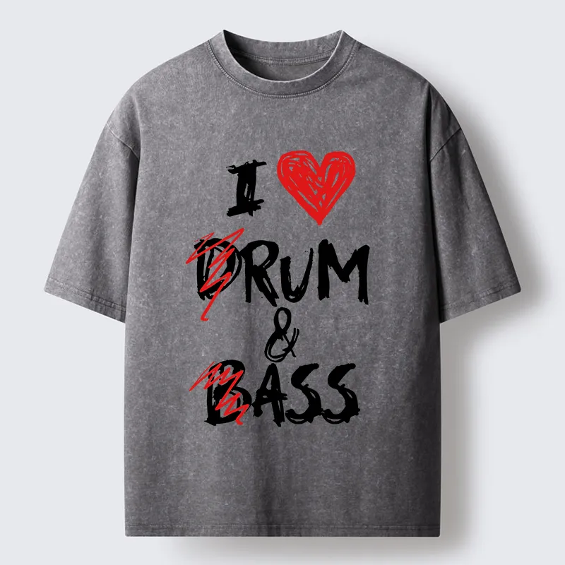 Tokyo-Tiger My Favorite Drum And Bass Washed T-Shirt