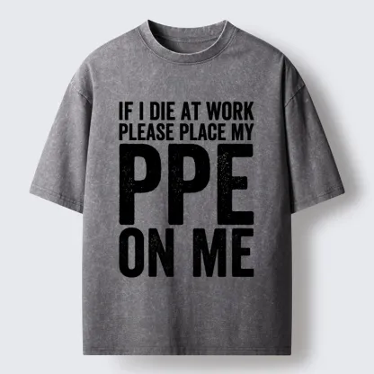 Tokyo-Tiger PPE Funny Washed T-Shirt