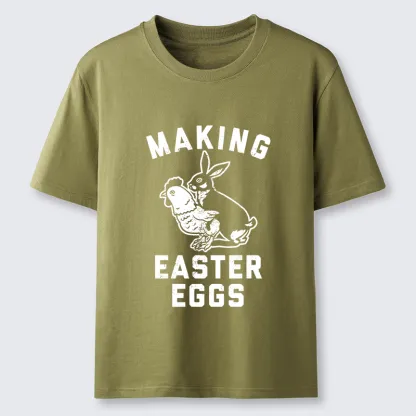 Tokyo-Tiger Making Eggs Easter Classic T-Shirt