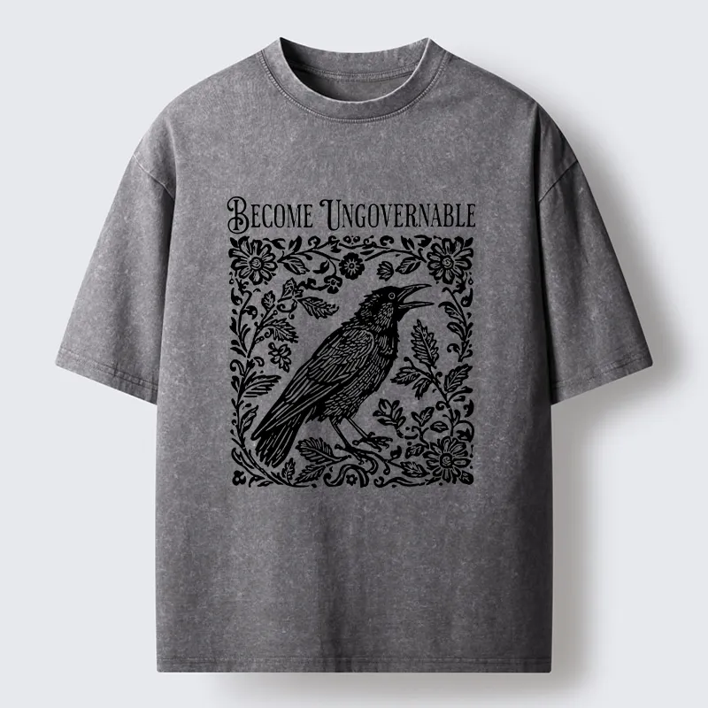 Tokyo-Tiger Wild Crow Washed T-Shirt