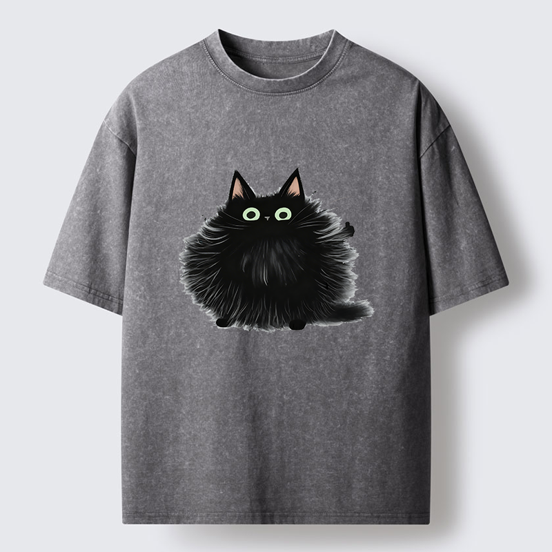 Tokyo-Tiger Cat's Approval Washed T-Shirt
