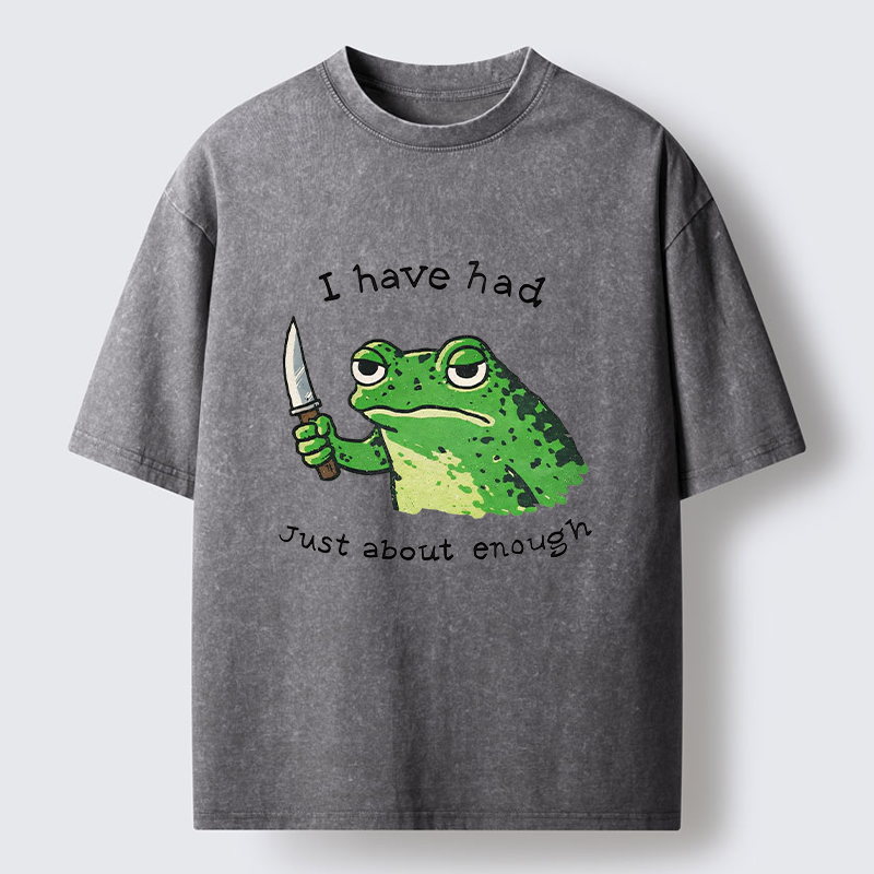 Tokyo-Tiger Impatient Frog Washed T-Shirt