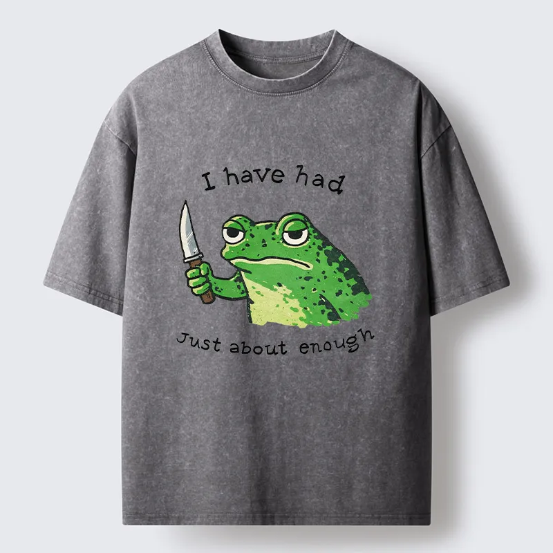 Tokyo-Tiger Impatient Frog Washed T-Shirt