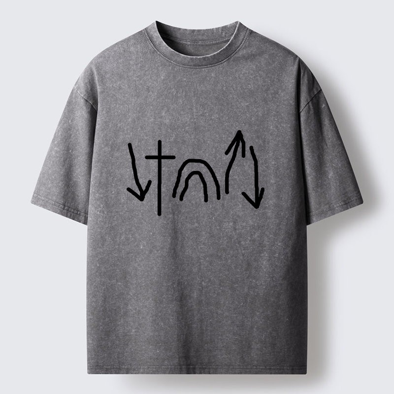 Tokyo-Tiger Minimalist Easter Washed T-Shirt