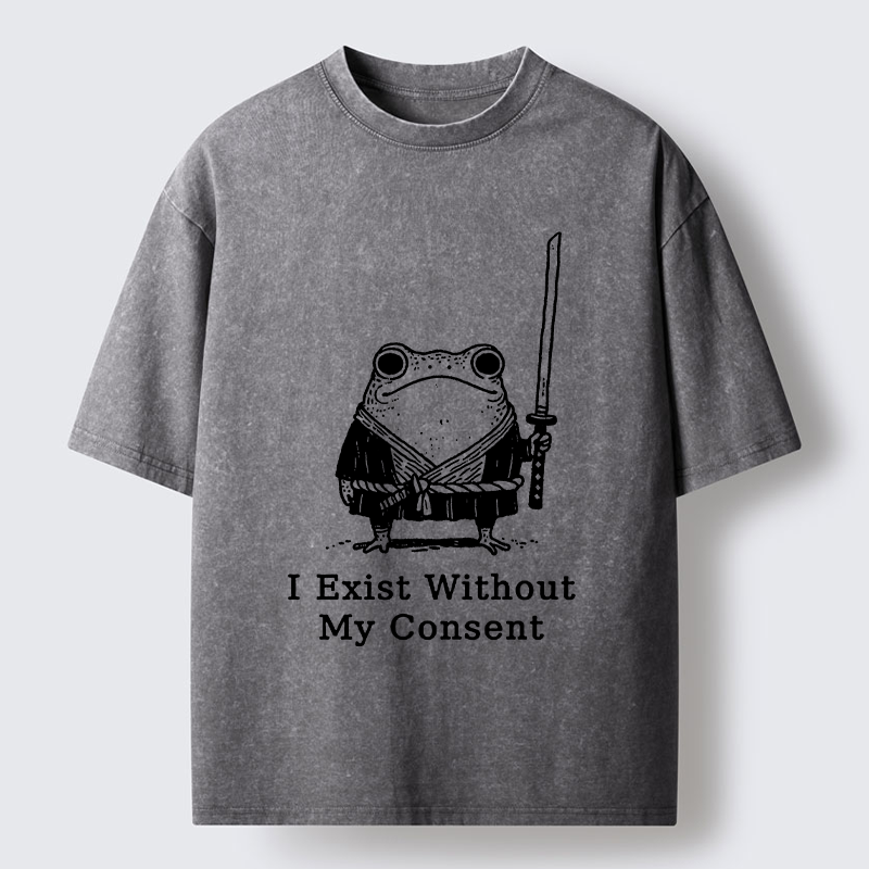 Tokyo-Tiger Frog That Rebel Washed T-Shirt