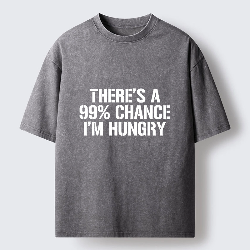 Tokyo-Tiger Hunger Level: 99% Washed T-Shirt