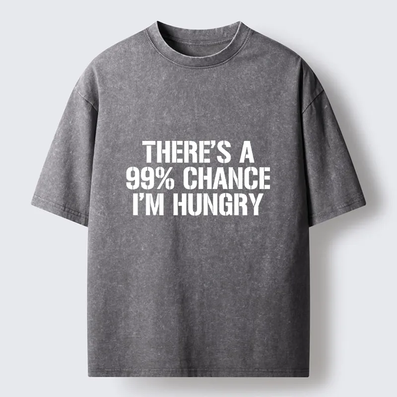 Tokyo-Tiger Hunger Level: 99% Washed T-Shirt