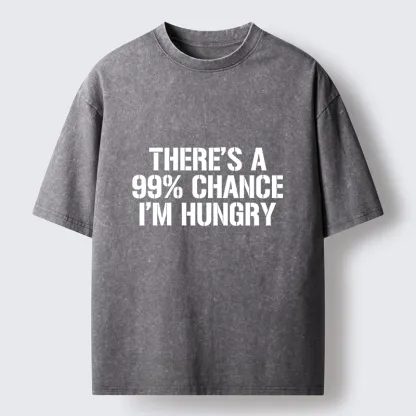 Tokyo-Tiger Hunger Level: 99% Washed T-Shirt