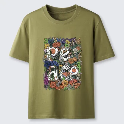 Tokyo-Tiger Peace In Flowers Classic T-Shirt