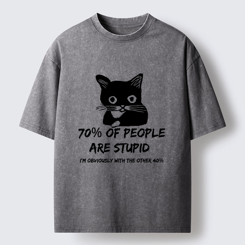 Tokyo-Tiger Opinionated Funny Washed T-Shirt