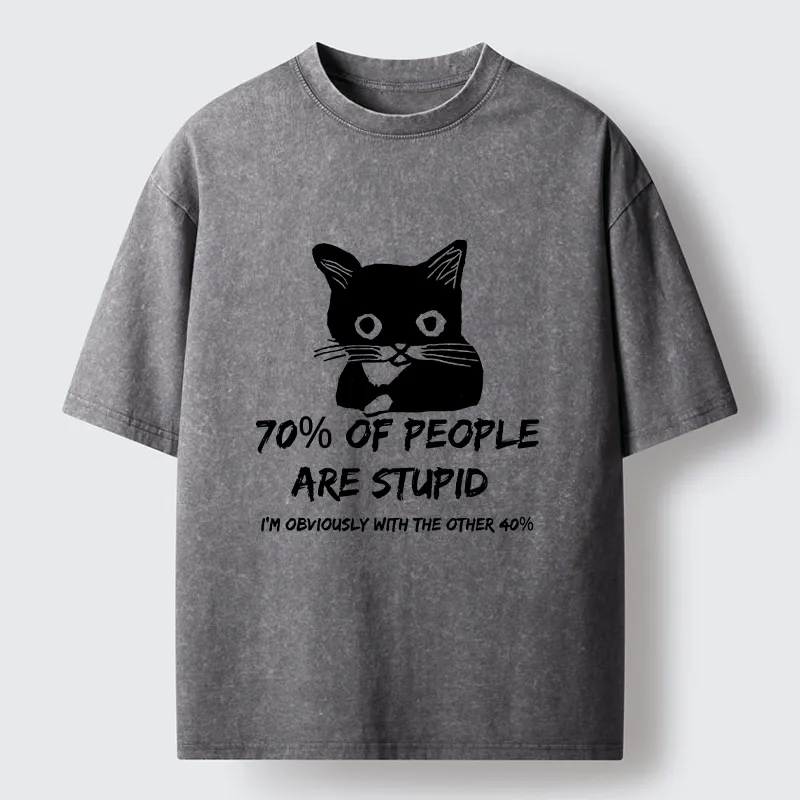 Tokyo-Tiger Opinionated Funny Washed T-Shirt