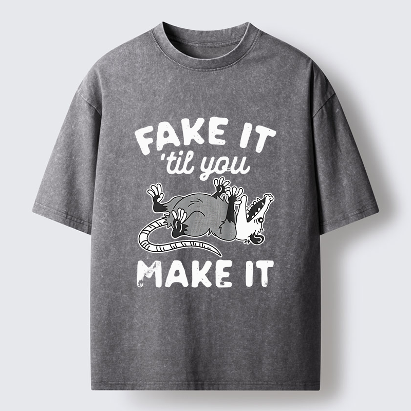 Tokyo-Tiger Pretending To Die Washed T-Shirt