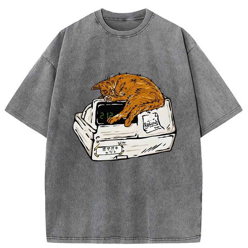 Tokyo-Tiger Bodega Cat Washed T-Shirt Sale