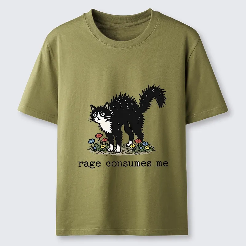 Tokyo-Tiger Angry Tuxedo Cat Classic T-Shirt