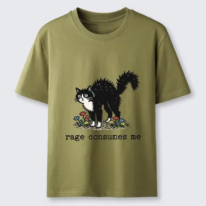 Tokyo-Tiger Angry Tuxedo Cat Classic T-Shirt