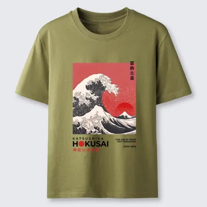 Tokyo-Tiger Mount Fuji Beneath The Wave Classic T-Shirt