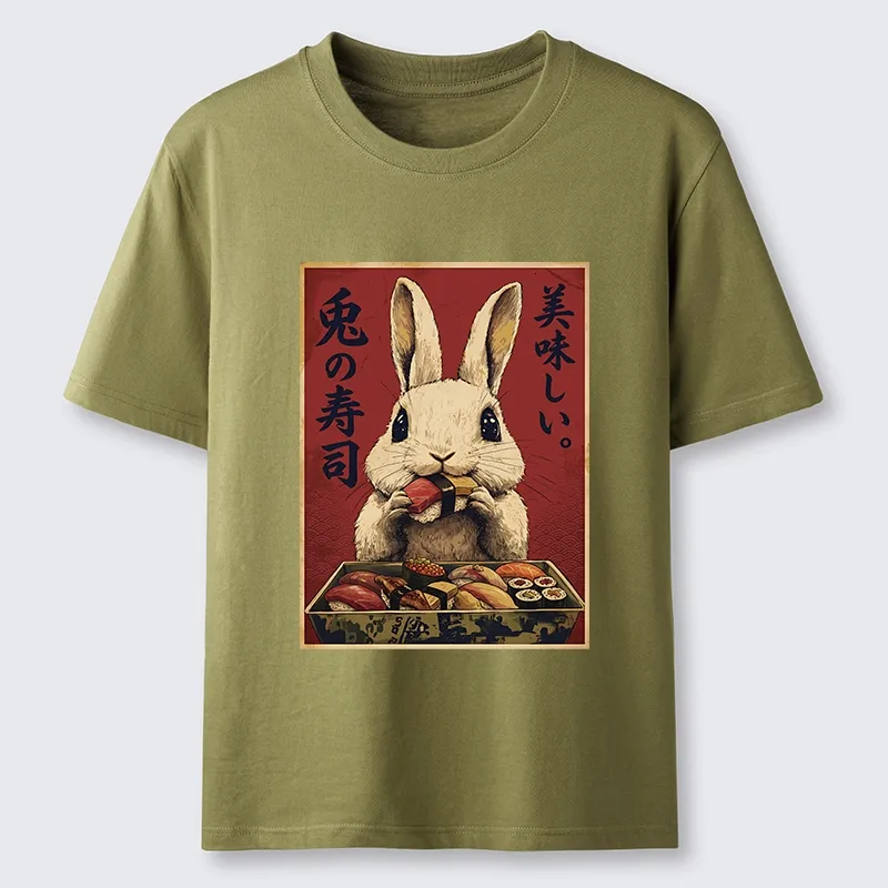 Tokyo-Tiger Rabbit’s Sushi Feast Classic T-Shirt