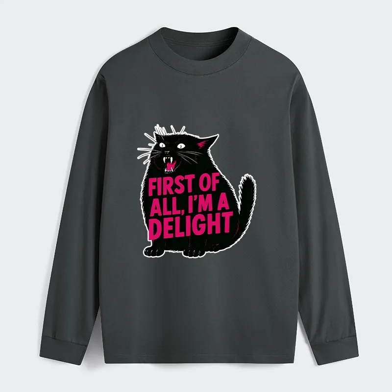 Tokyo-Tiger Roaring Black Cat Classic Long Sleeve T-Shirt