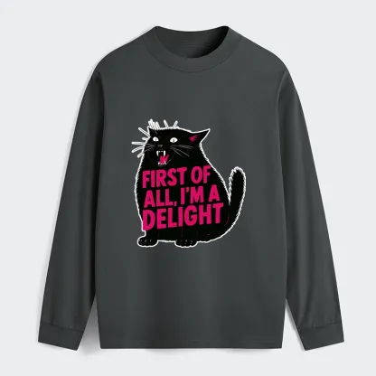 Tokyo-Tiger Roaring Black Cat Classic Long Sleeve T-Shirt