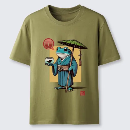 Tokyo-Tiger Green Frog Samurai Classic T-Shirt