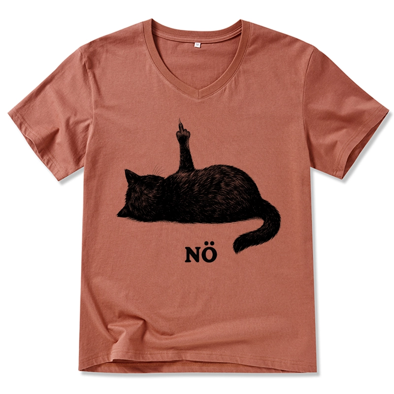 Tokyo-Tiger Cat Refused V-Neck Classic T-Shirt
