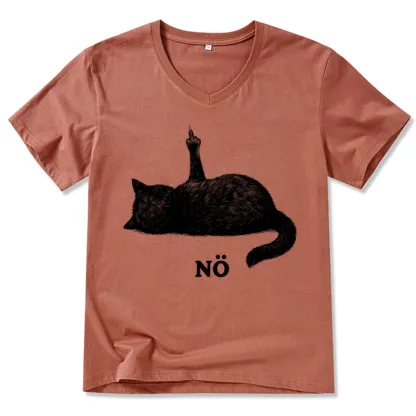 Tokyo-Tiger Cat Refused V-Neck Classic T-Shirt