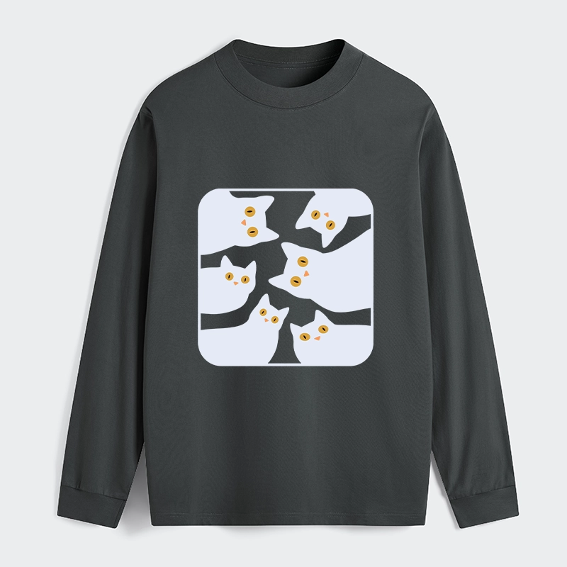 Tokyo-Tiger Cats Are Watching You Classic Long Sleeve T-Shirt