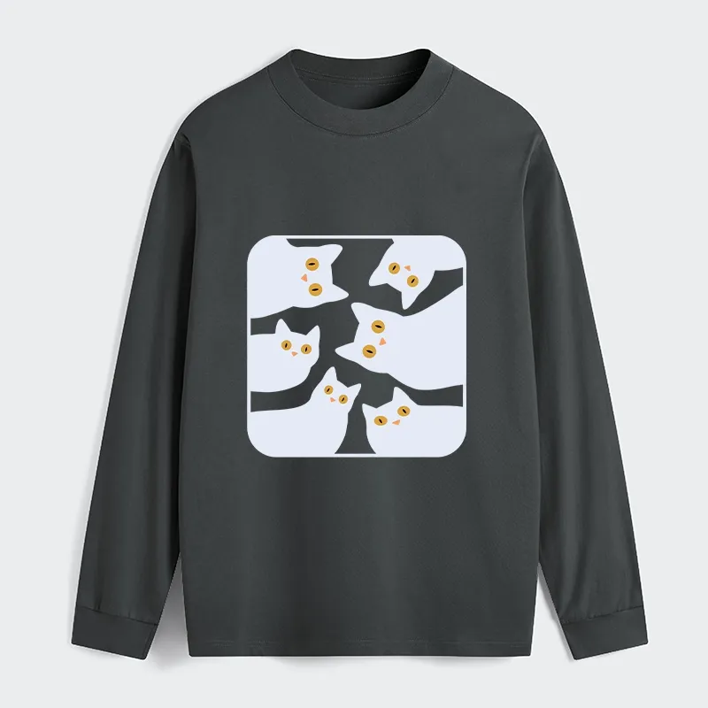 Tokyo-Tiger Cats Are Watching You Classic Long Sleeve T-Shirt