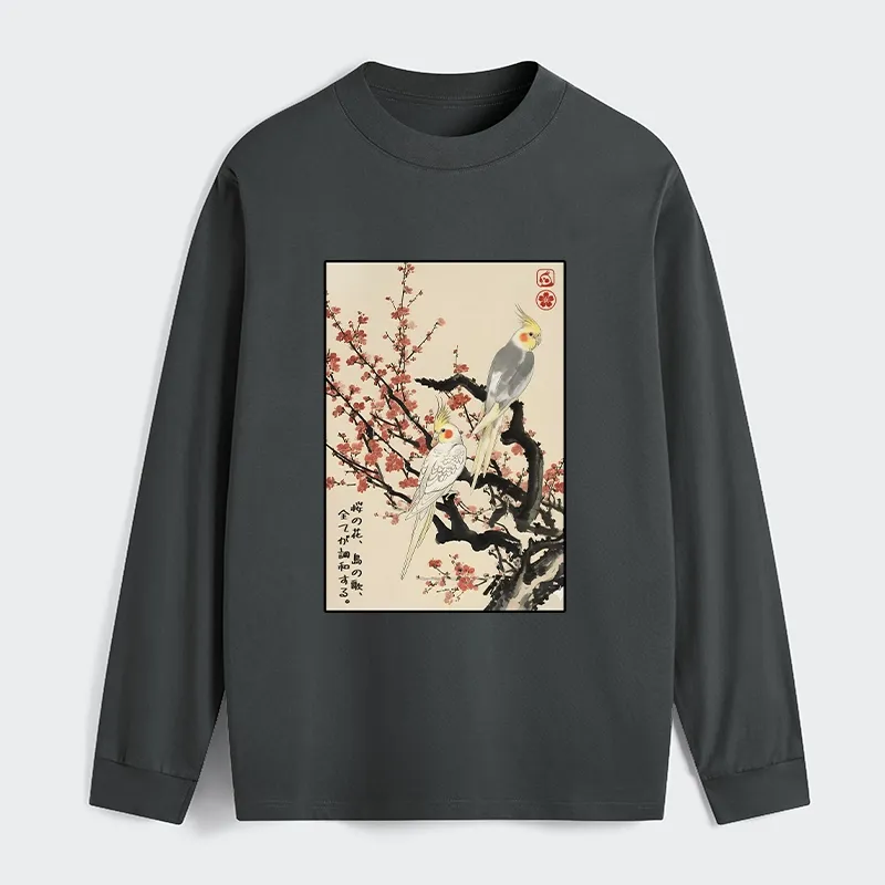 Tokyo-Tiger Whispers of Silent Blossoms Classic Long Sleeve T-Shirt