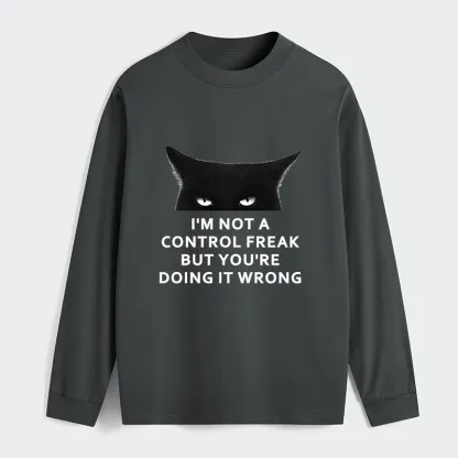 Tokyo-Tiger Control Freak Funny Classic Long Sleeve T-Shirt