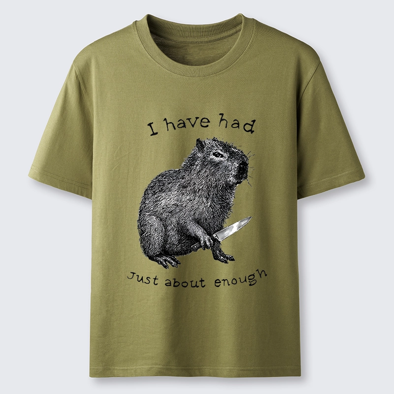 Tokyo-Tiger Capybara With A Knife Classic T-Shirt