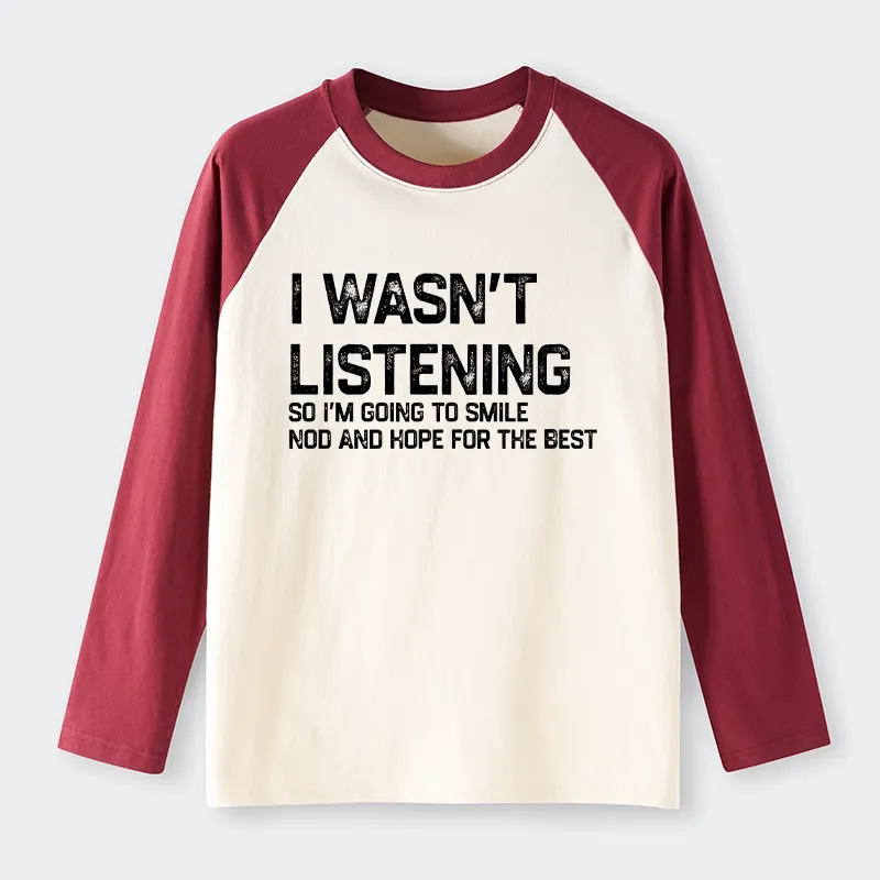Tokyo-Tiger Indifferent To Everything Raglan Long Sleeve T-shirt