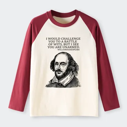 Tokyo-Tiger Your Intelligence Is Inferior To Mine Raglan Long Sleeve T-shirt