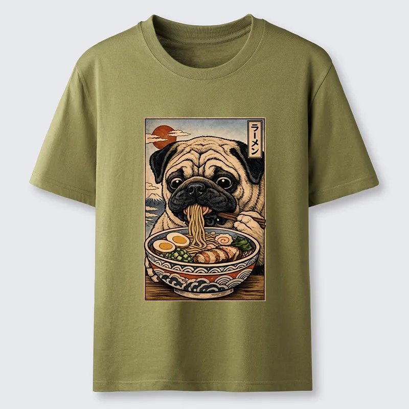 Tokyo-Tiger Ramen Time For The Pug Classic T-Shirt
