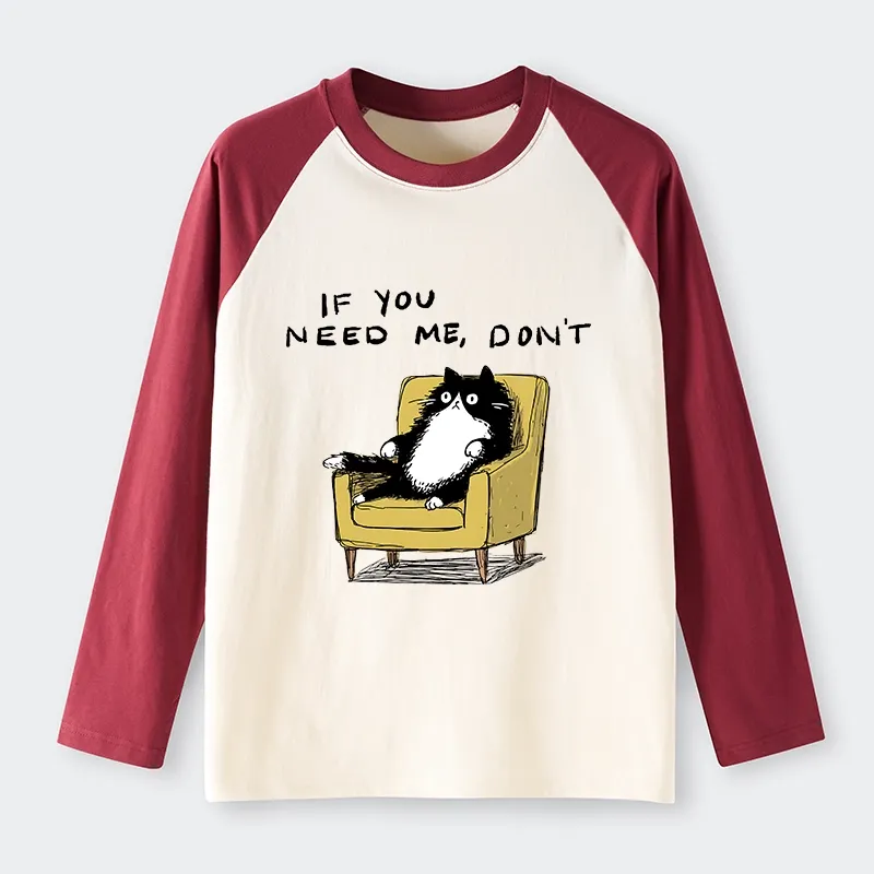 Tokyo-Tiger Unavailable Cat Raglan Long Sleeve T-shirt