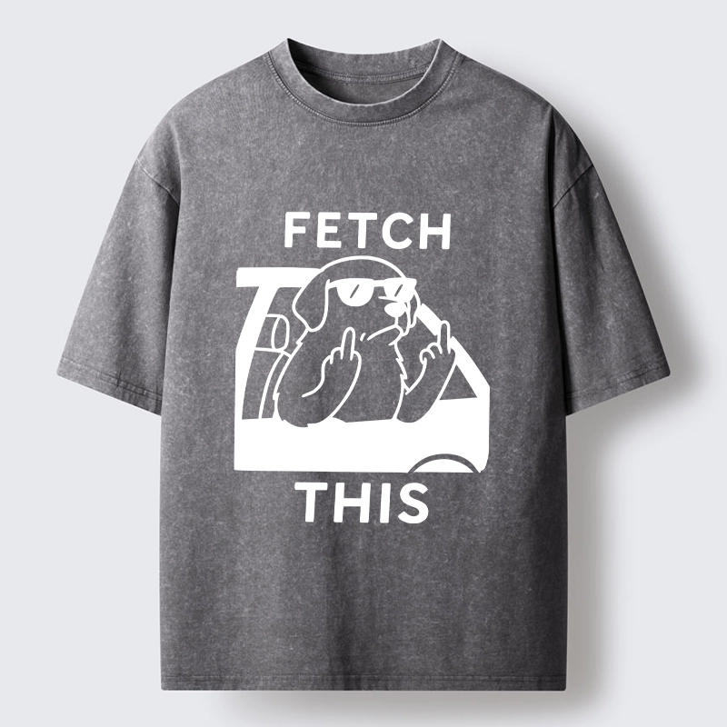 Tokyo-Tiger Sassy Dog With Sunglasses Washed T-Shirt