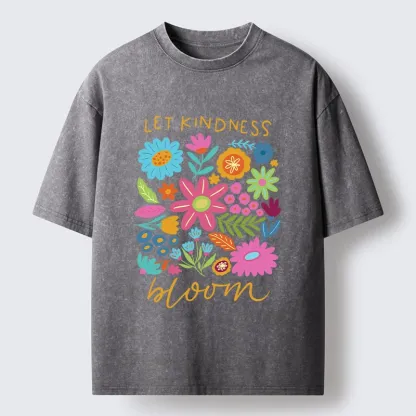 Tokyo-Tiger Let Kindness Bloom Always Washed T-Shirt