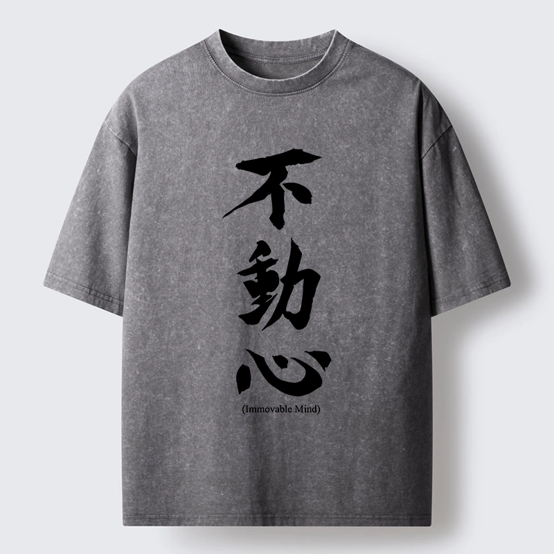 Tokyo-Tiger Fudoshin Art Of Calm Mind Washed T-Shirt