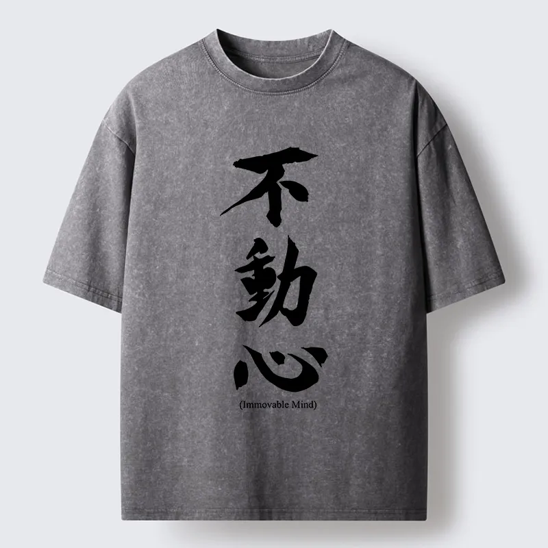 Tokyo-Tiger Fudoshin Art Of Calm Mind Washed T-Shirt